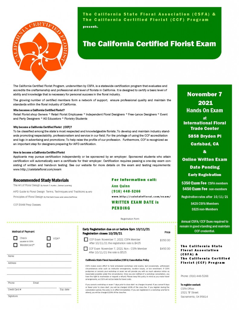 CCF Exam Flyer 2021 November -